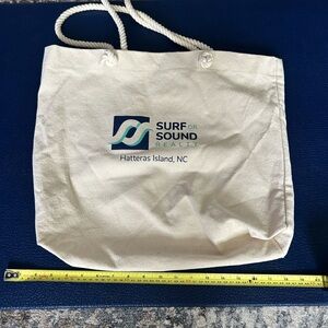 Surf or Sound Realty Canvas Tote Bag